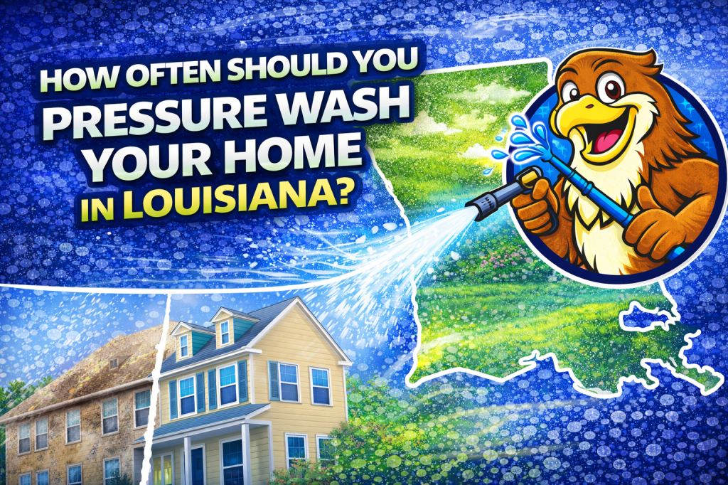 How Often Should You Pressure Wash Your Home in&nbsp;Louisiana?