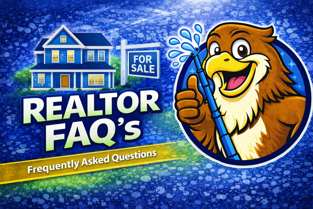 Wash Hawk Softwash Realtor FAQ's