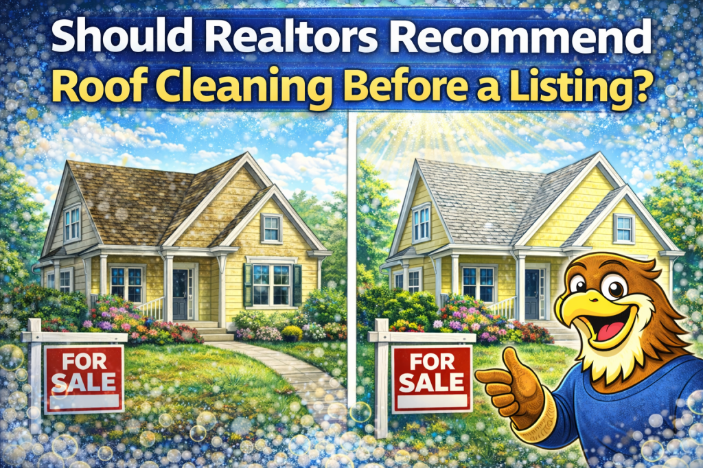 Should Realtors Recommend Roof Cleaning Before a&nbsp;Listing?